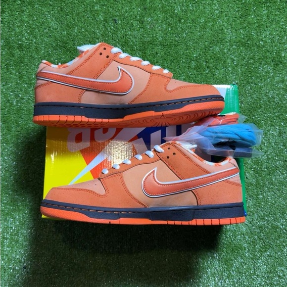 Nike Orange and Blue Men´s Shoes